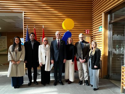 VISITA DEL MINISTRO DE EDUCACIÓN DE LA REPÚBLICA DOMINICANA AL CRE
