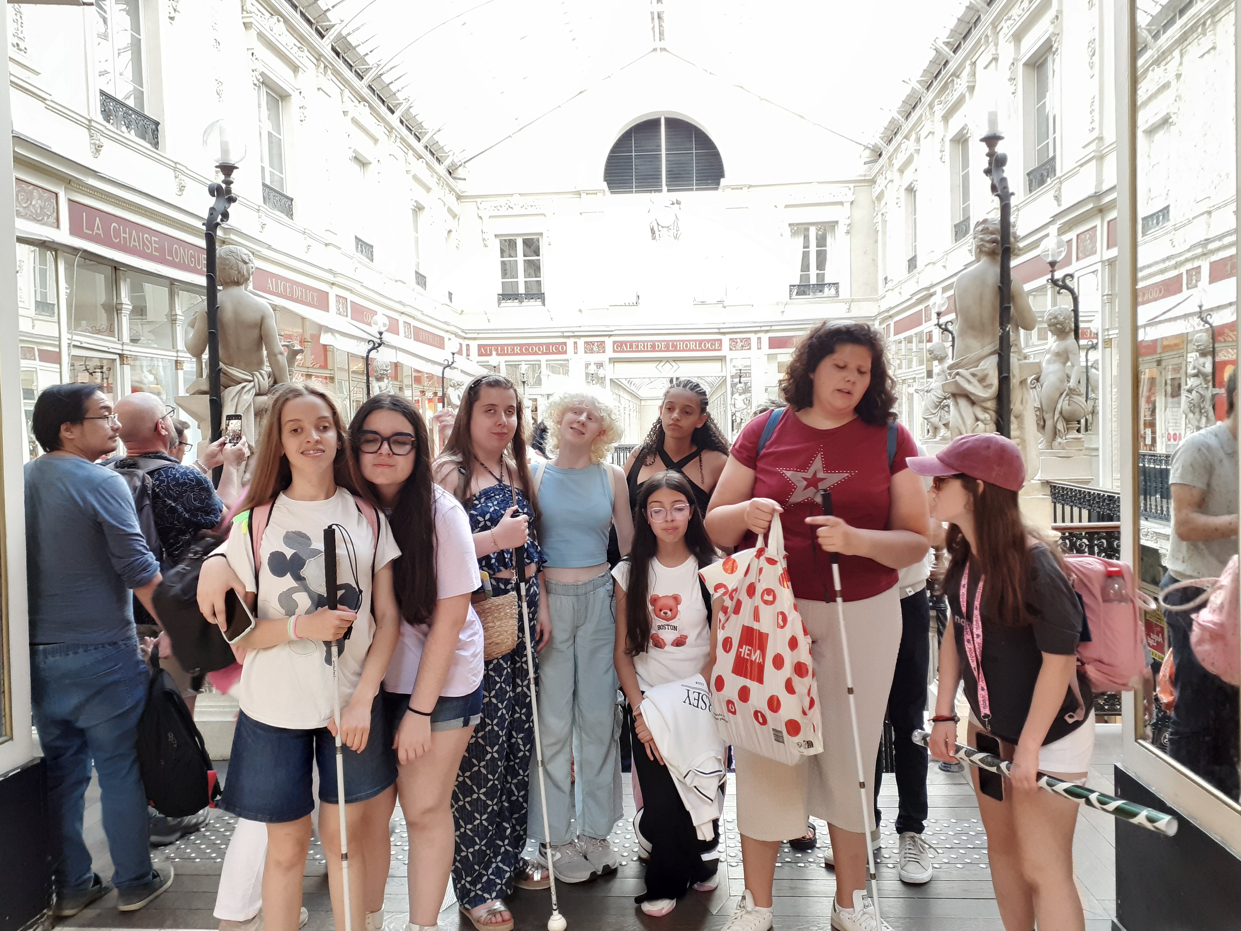 Día de compras en el passage Pommeraye