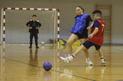 INSTANTÁNEA DE UN MOMENTO DEL PARTIDO DEL DOMINGO