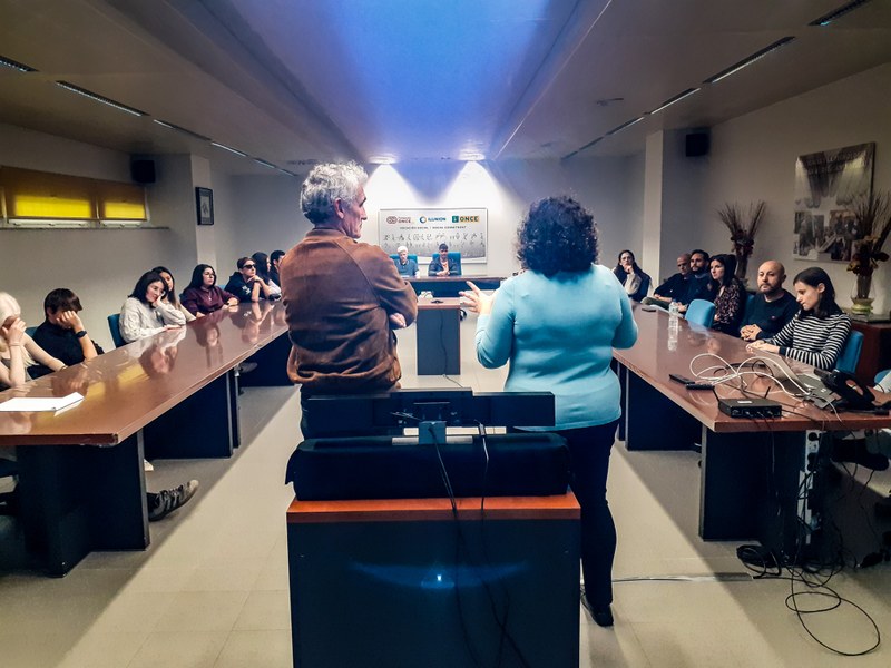 Taller llevado a cabo con el Especialista de Apoyo al Empleo.