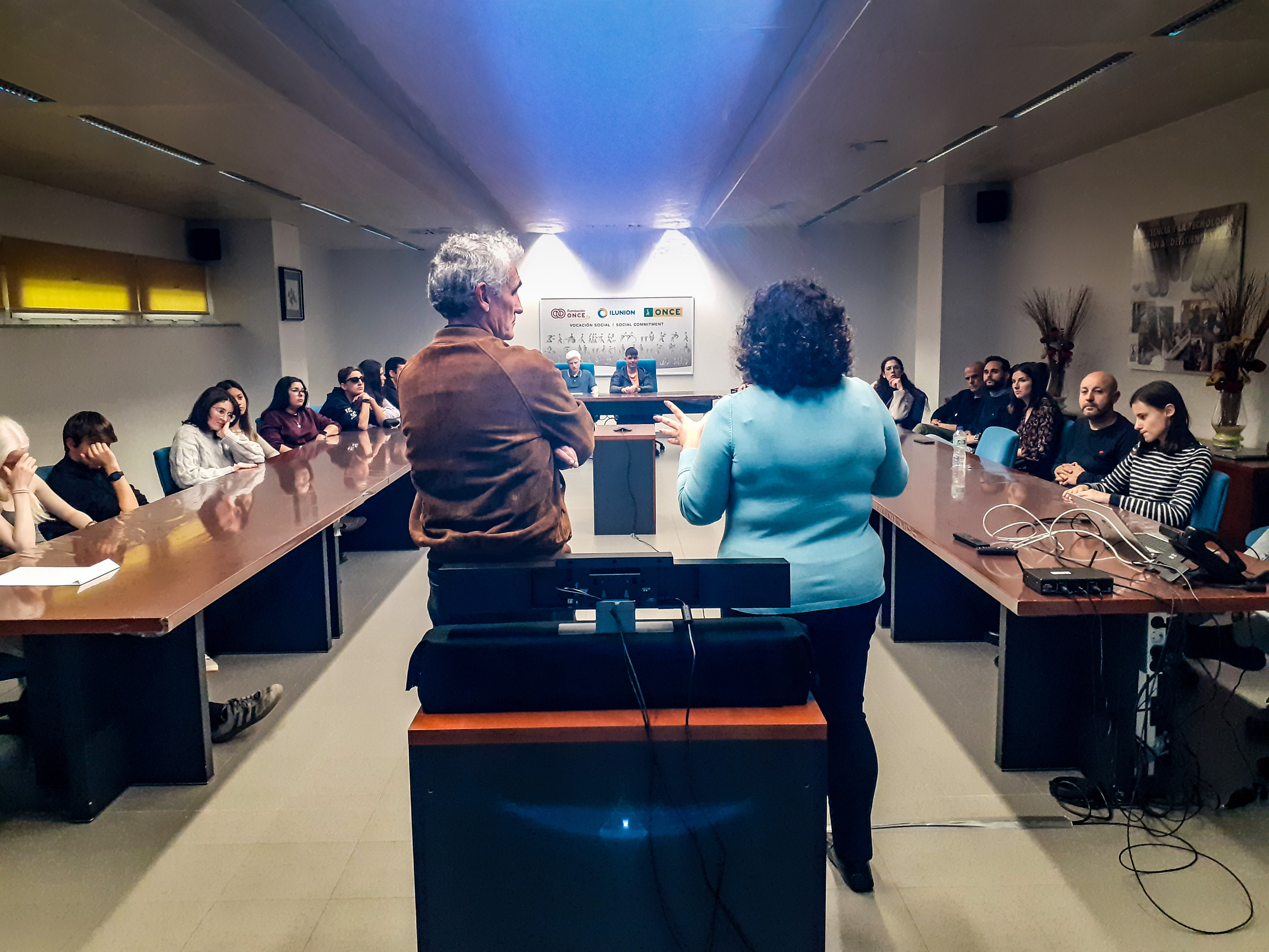 Taller llevado a cabo con el Especialista de Apoyo al Empleo.