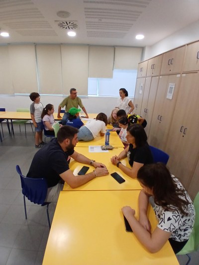 Trabajo en equipo para preparar la ginkhana