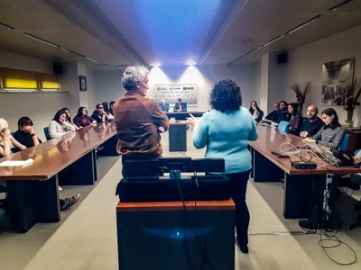 Taller llevado a cabo con el Especialista de Apoyo al Empleo.
