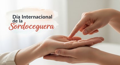 Mano realizando un gesto típico del sistema dactilológico. Imagen generada con IA