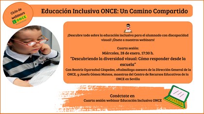 invitación al cuarto webinar: descubriendo la diversidad visual