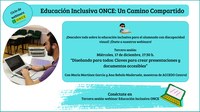 Imagen de invitación para el webinar