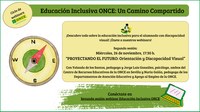 Invitación segundo webinar curso 2025/2026 Educación Inclusiva ONCE