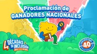 Poster proclamación de ganadores nacionales del concurso