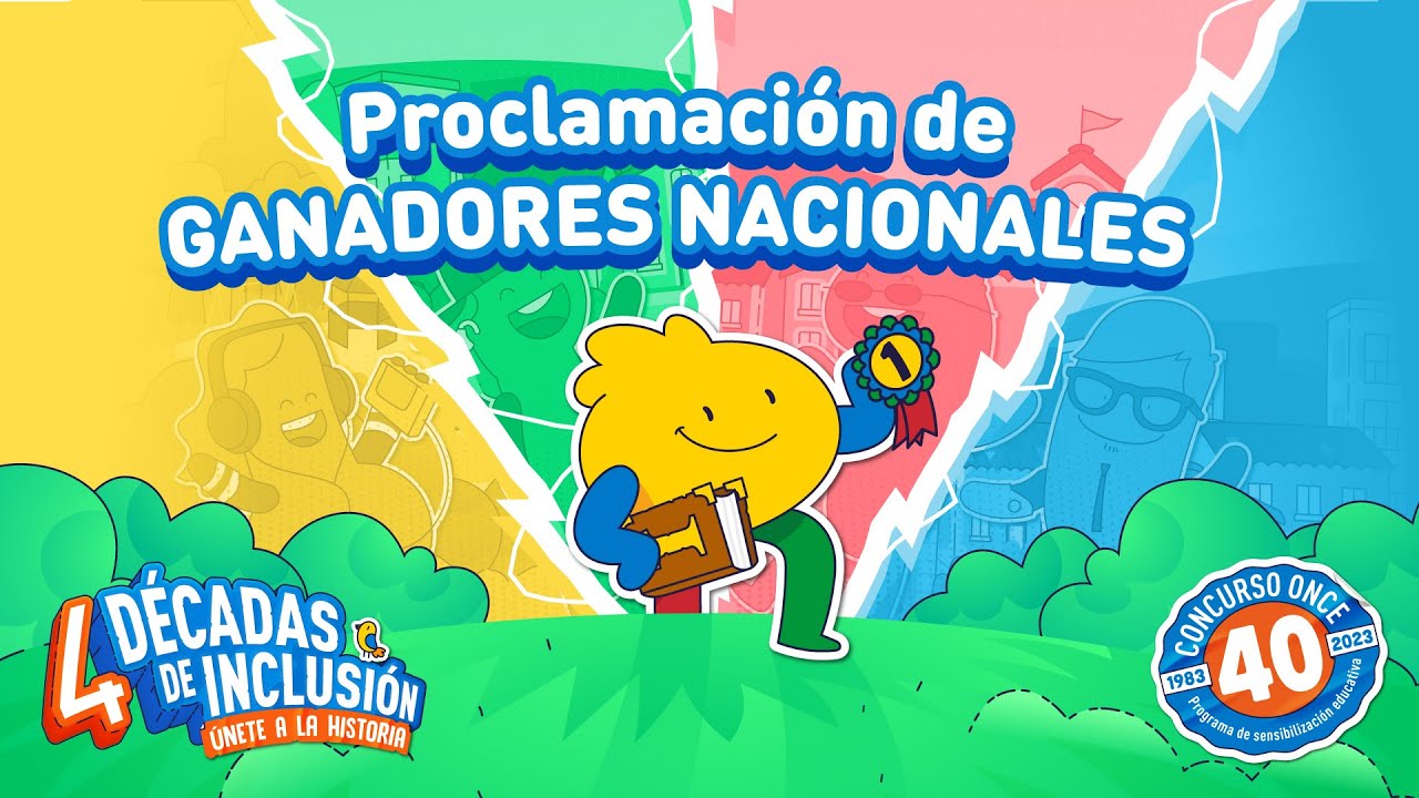 Poster proclamación de ganadores nacionales del concurso