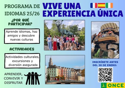 Folleto divulgativo con imagenes de años anteriores